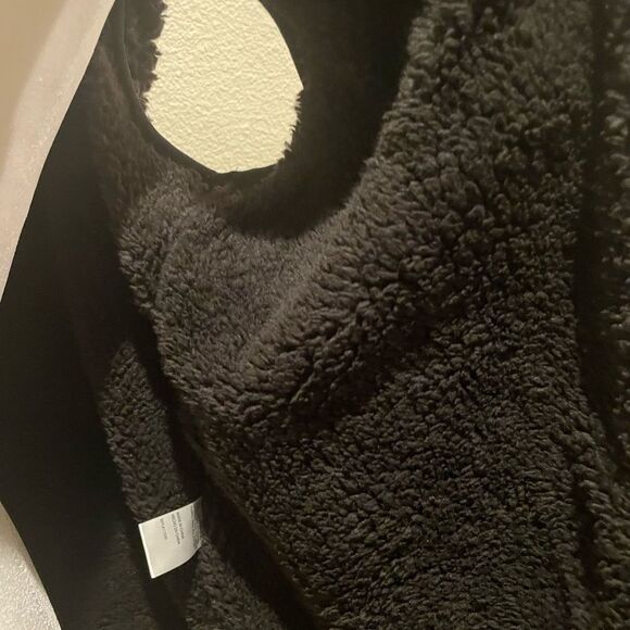 Weatherproof Vintage Hooded Sherpa Vest Black Size M - Picture 6 of 8